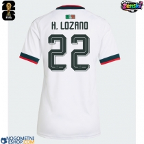 Ženski Nogometni dresi Mehika Hirving Lozano #22 Gostujoči SP 2026 Kratek Rokav